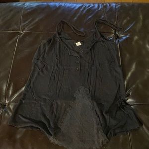 Lux tank top with lace - never worn